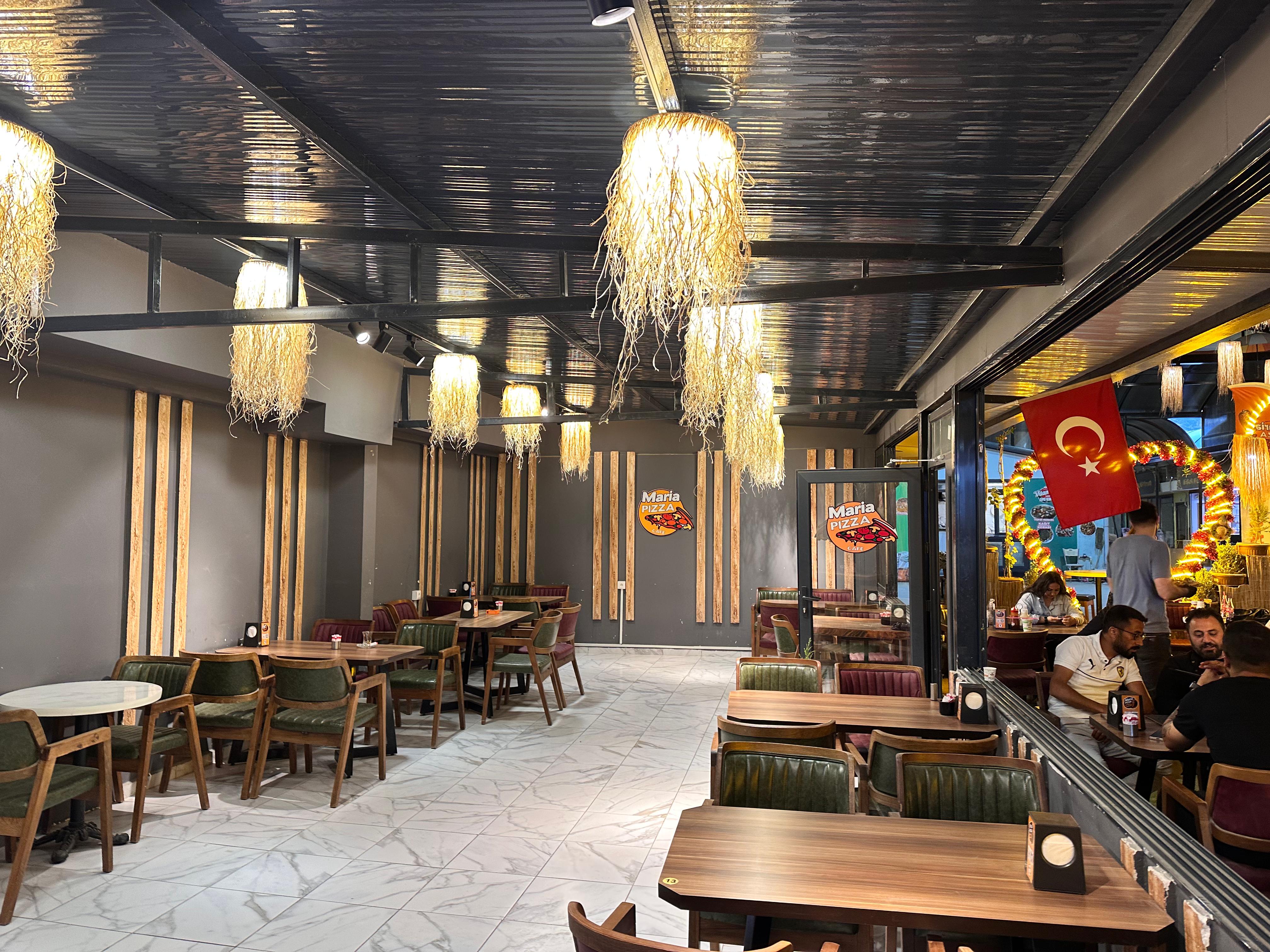 Maria Pizza Uzunçarşı Şubesi - Antakya’nın en lezzetli taş fırın pizzası ve cafe keyfi